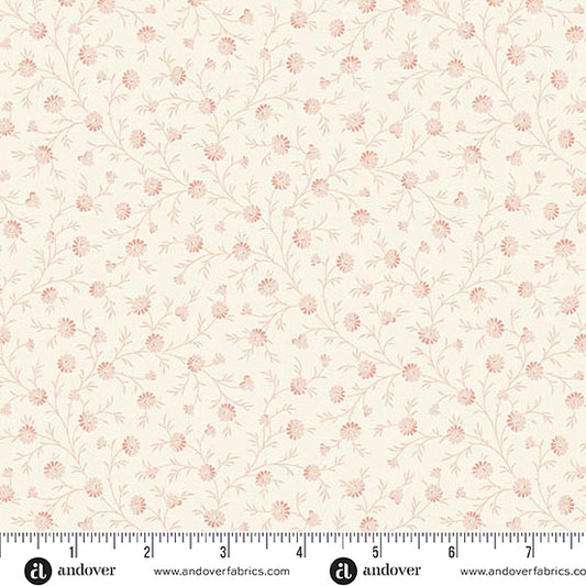 Snow Flurry Frost Pink A10310LE by Laundry Basket Quilts for Andover Fabrics (sold in 25cm increments)