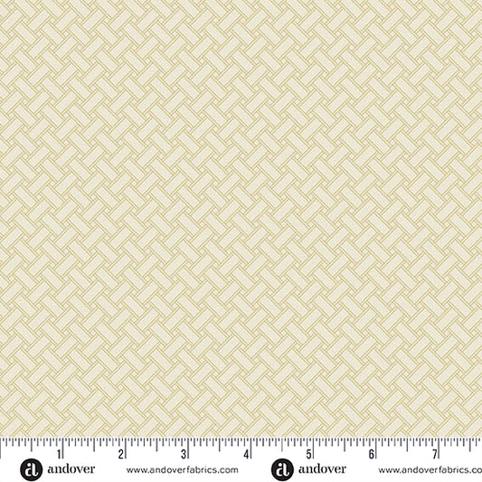 Snow Flurry Cozy Throw Cream A10319L by Laundry Basket Quilts for Andover Fabrics (sold in 25cm increments)