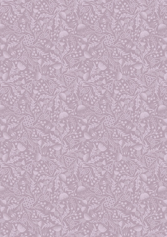 A Celtic Summer Celtic Thistle Heather A990C by Lewis and Irene (sold in 25cm increments)