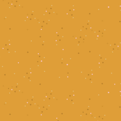 Adventale Twinkle Little Stars Gold ADV25909 by Katarina Roccella for Art Gallery Fabrics (sold in 25cm increments)