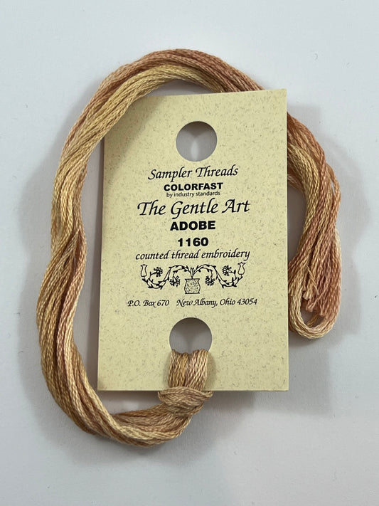 Adobe 1160 The Gentle Art Sampler Thread 6 Stranded Hand Dyed Embroidery Floss