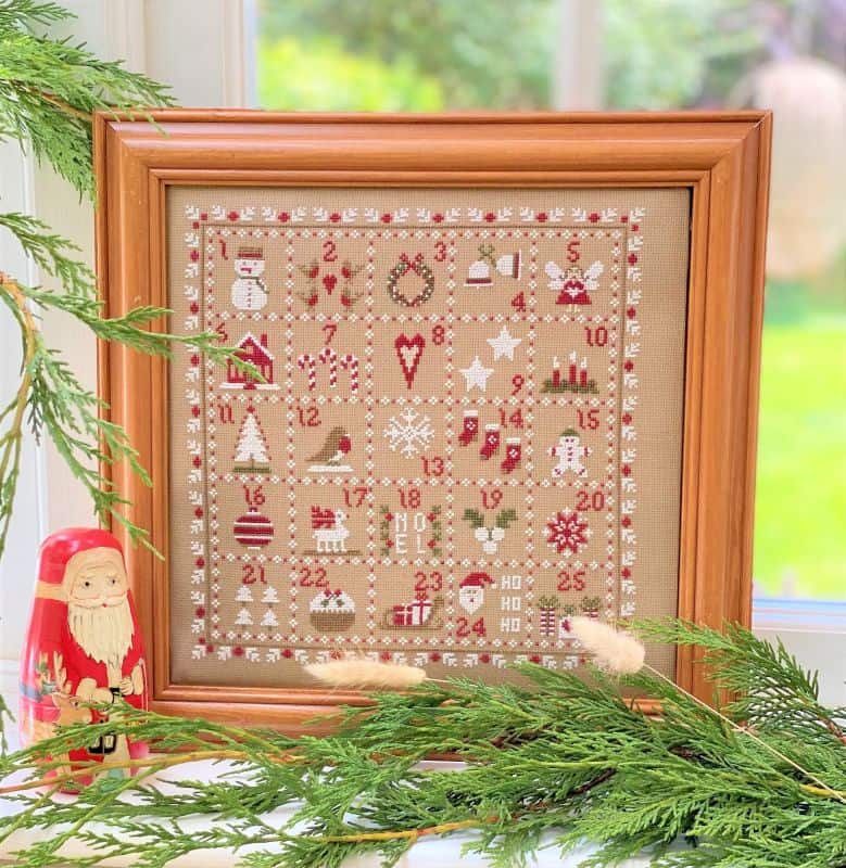 Advent Calendar Cross Stitch Kit Historical Sampler Company