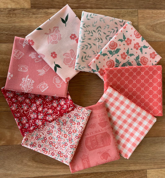Afternoon Tea Pinks Fat Quarter Bundle by Beverly McCullough for Riley Blake Designs