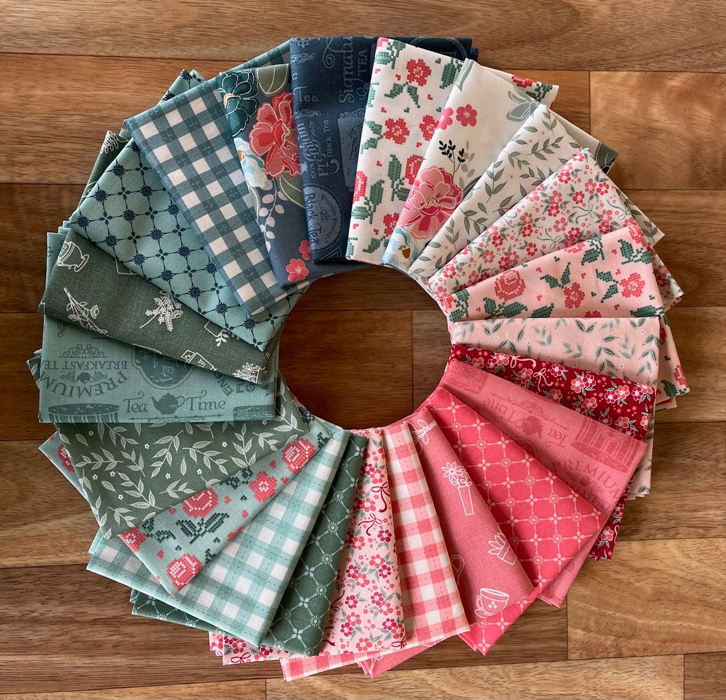 Afternoon Tea Fat Quarter Bundle by Beverly McCullough for Riley Blake Designs