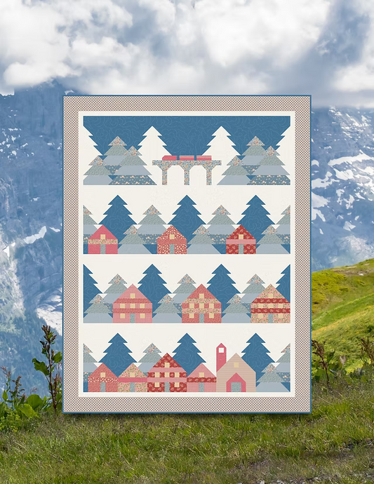 Alpine Express Quilt Pattern By CakeStand Quilts