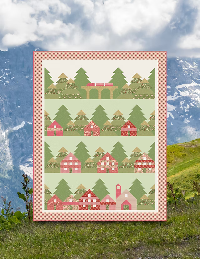 Alpine Express Quilt Pattern By CakeStand Quilts