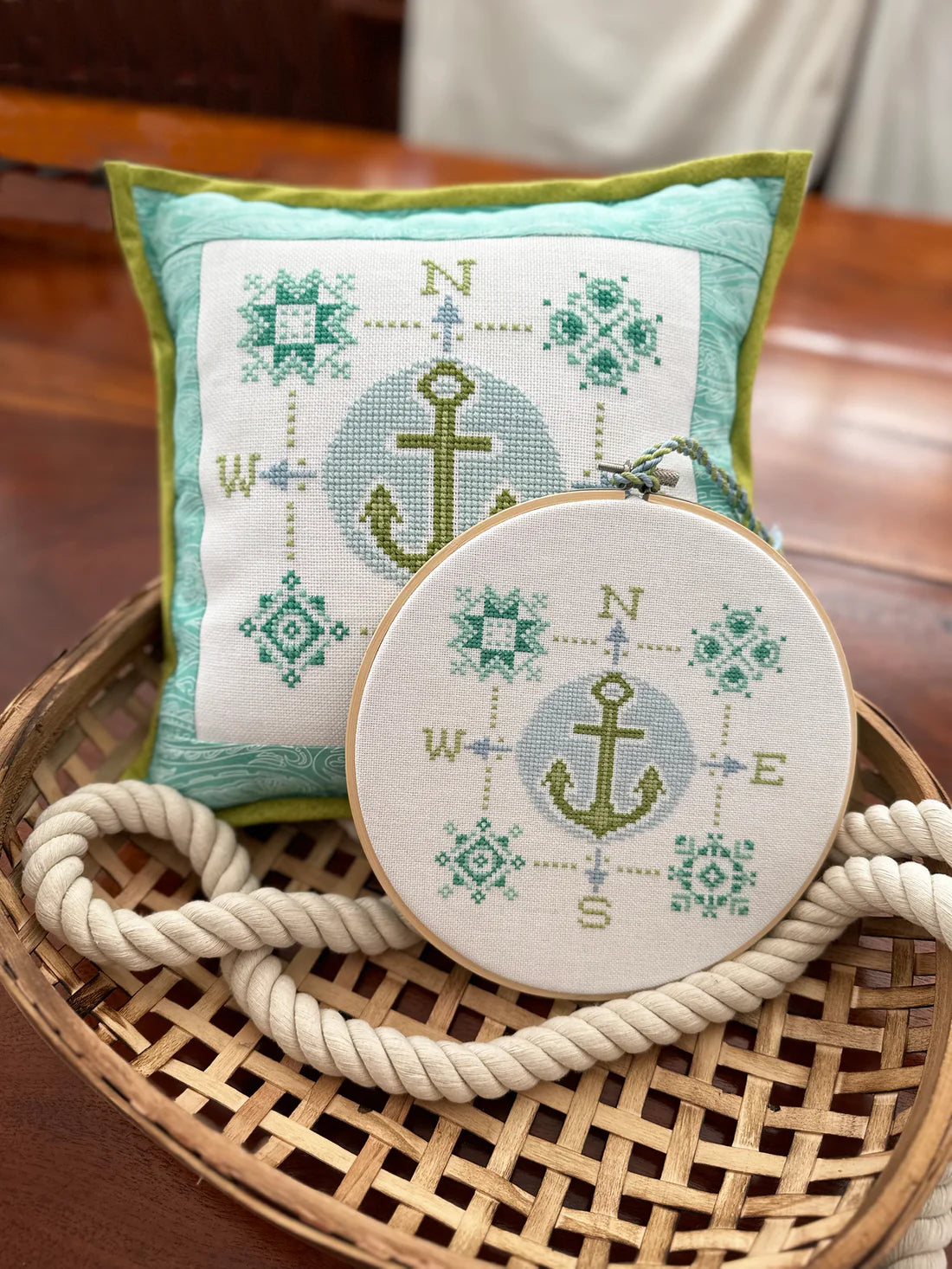 Anchored Life Cross Stitch Pattern by Robin Pickens