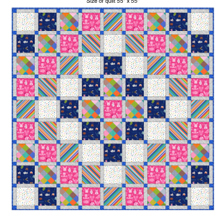 Animal Alphabet by Lewis and Irene Quilt Fabric Kit 1
