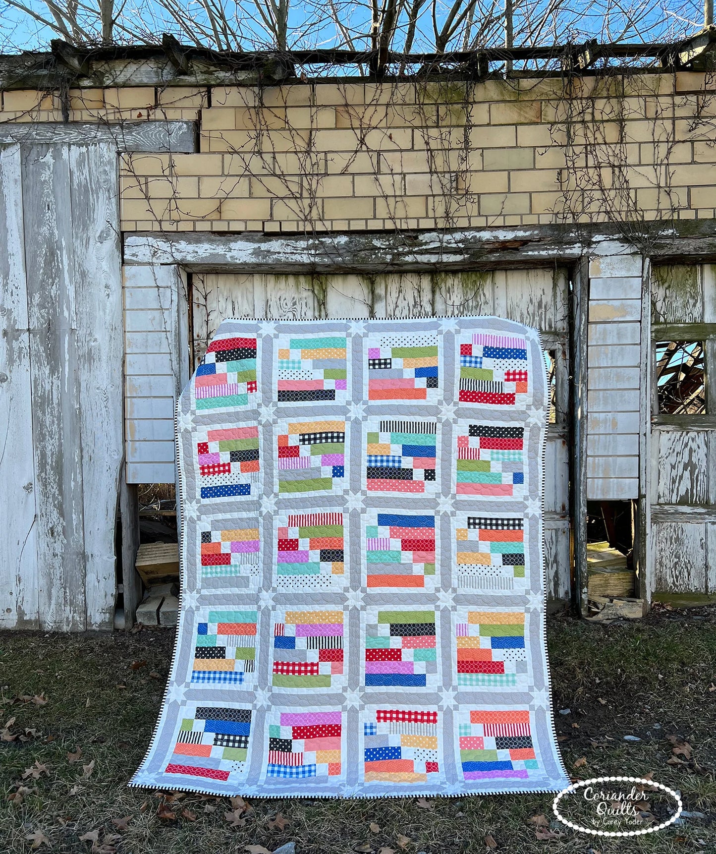 Apricot Jelly Quilt Pattern by Corey Yoder of Coriander Quilts