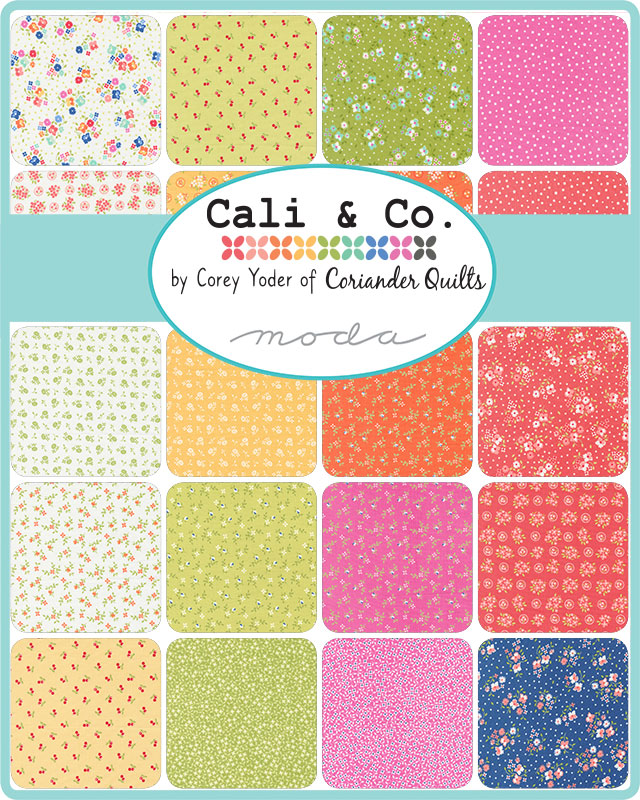 Cali & Co Fat Eighth Bundle by Coriander Quilts for Moda Fabrics