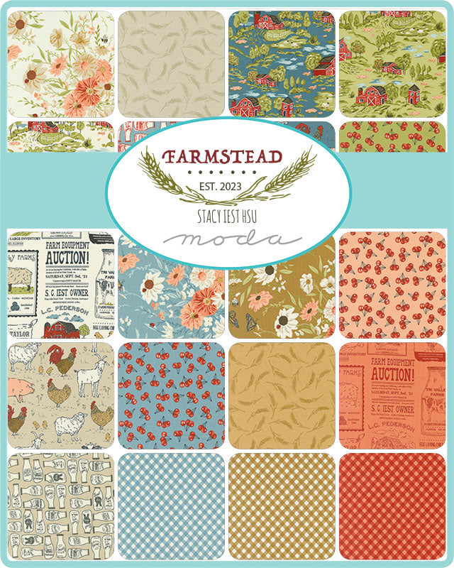 Farmstead Mini Charm Pack by Stacy Iest Hsu for Moda fabrics