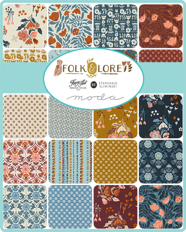 Folk Lore Layer Cake Fancy That Design House for Moda Fabrics