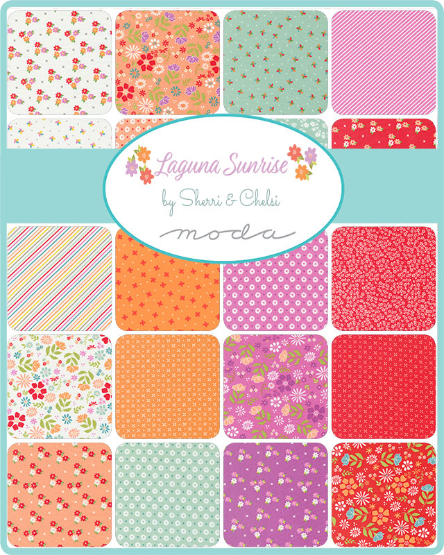 Laguna Sunrise Charm Pack by Sherri and Chelsi for Moda Fabrics