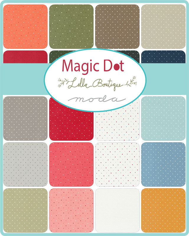 Magic Dot Cherry M523015 by Lella Boutique for Moda Fabrics (sold in 25cm increments)