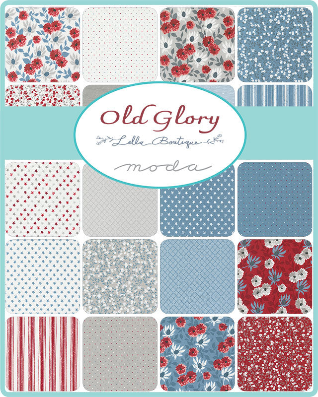 Old Glory Mini Charm Pack by Lella Boutique for Moda fabrics