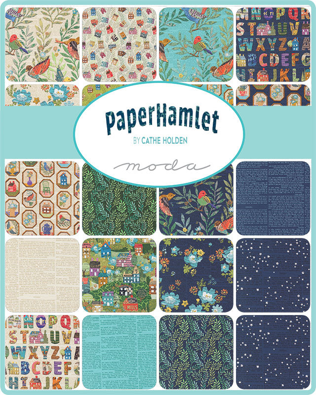 Paper Hamlet Charm Pack by Cathe Holden for Moda fabrics