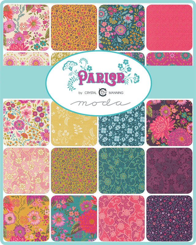 Parlor Fat Quarter Bundle by Crystal Manning for Moda Fabrics