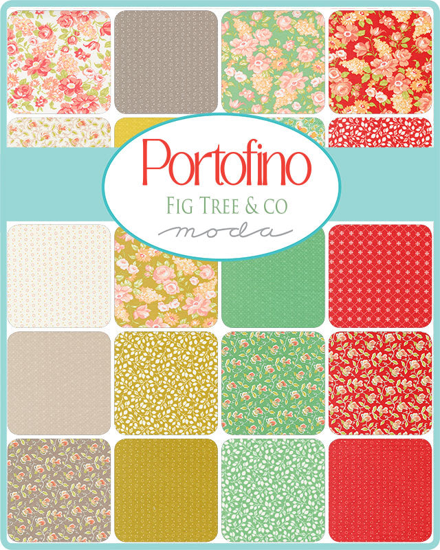 Portafino Charm Pack by Fig Tree and Co for Moda Fabrics