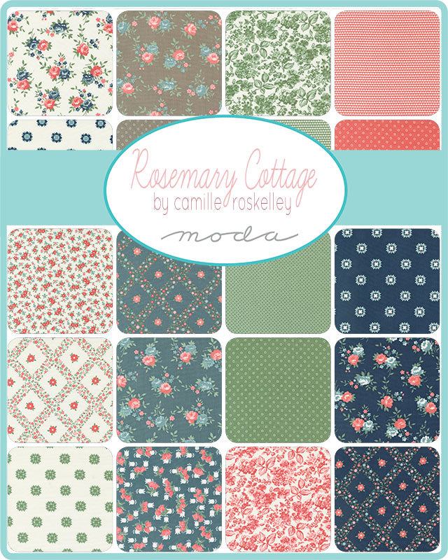 Rosemary Cottage Charm Pack by Camille Roskelley for Moda Fabrics – The ...