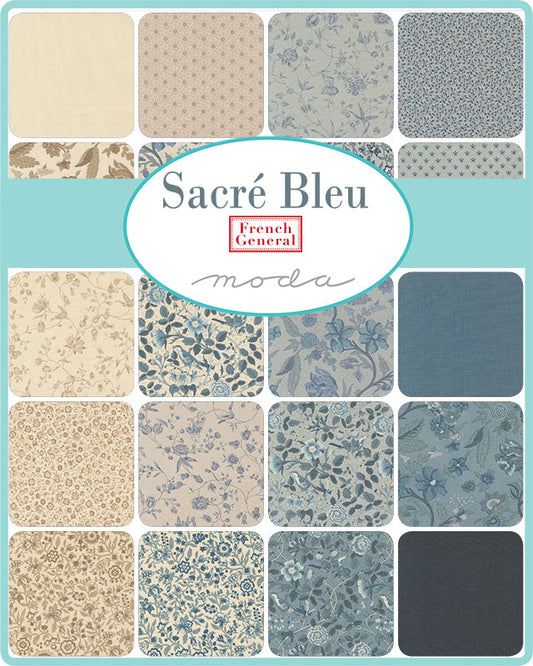 Sacre Bleu Jelly Roll by French General for Moda fabrics