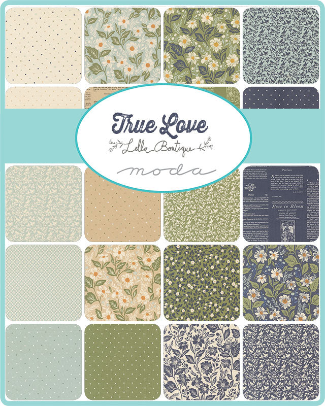True Love Magic Dot Sprig M523065 by Lella Boutique for Moda Fabrics (sold in 25cm increments)