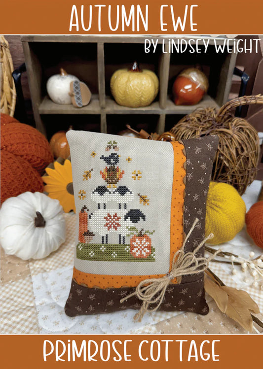 Autumn Ewe Cross Stitch Pattern Primrose Cottage Stitches