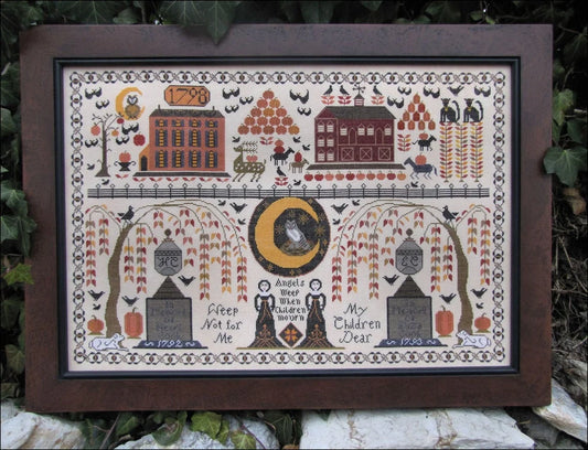 Autumn on Lazy Bear Mountain Cross Stitch Pattern by Kathy Barrick
