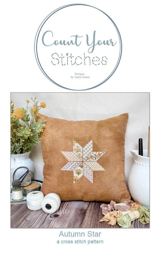 Autumn Star Cross Stitch Pattern by Count Your Stitches Designs