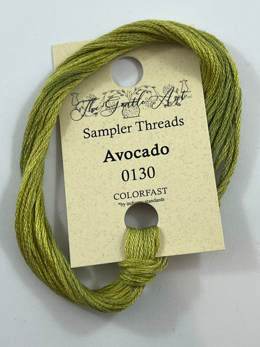 Avocado 0130 The Gentle Art Sampler Thread 6 Stranded Hand Dyed Embroidery Floss