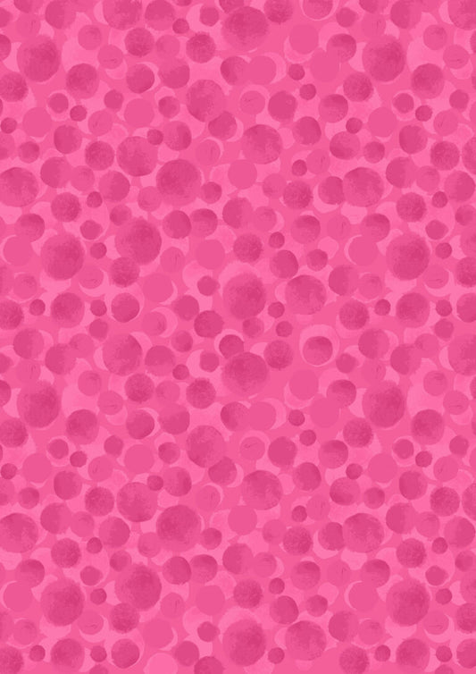 Bumbleberries Carnival Pink BB15 by Lewis and Irene (sold in 25cm increments)