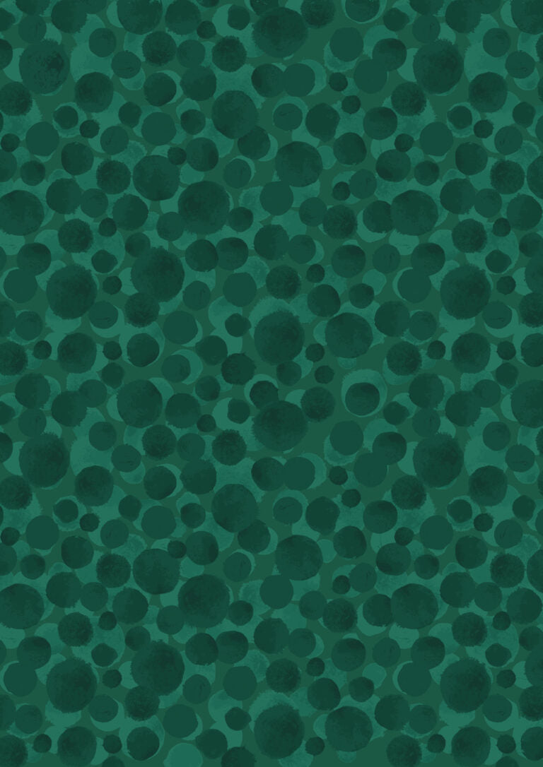 Bumbleberries Nordic Green BB025 by Lewis and Irene (sold in 25cm increments)