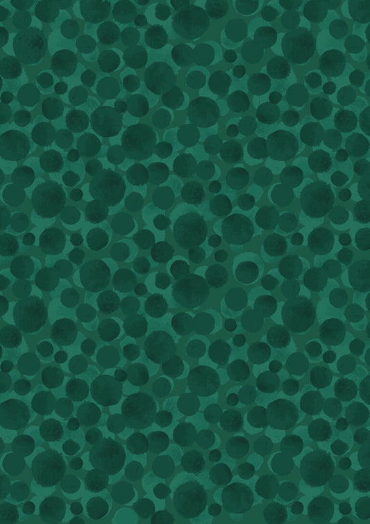 Bumbleberries Nordic Green BB025 by Lewis and Irene (sold in 25cm increments)