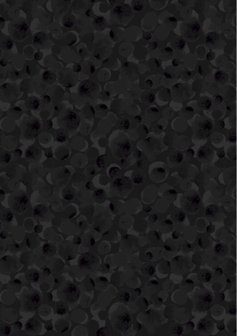 Bumbleberries Black BB030 by Lewis and Irene (sold in 25cm increments)