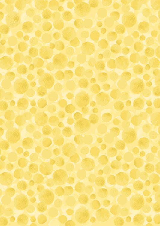 Bumbleberries Lemon BB05 by Lewis and Irene (sold in 25cm increments)