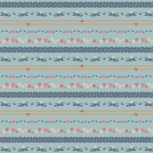 Ditsy Chain Bound Sky Binding 2.5 Edition for Art Gallery fabrics (sold in 25cm increments)