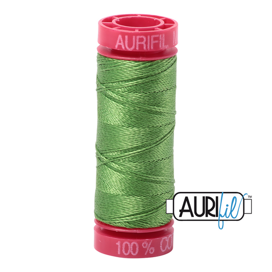 Aurifil Grass Green 1114 12wt Cotton 50m Spool