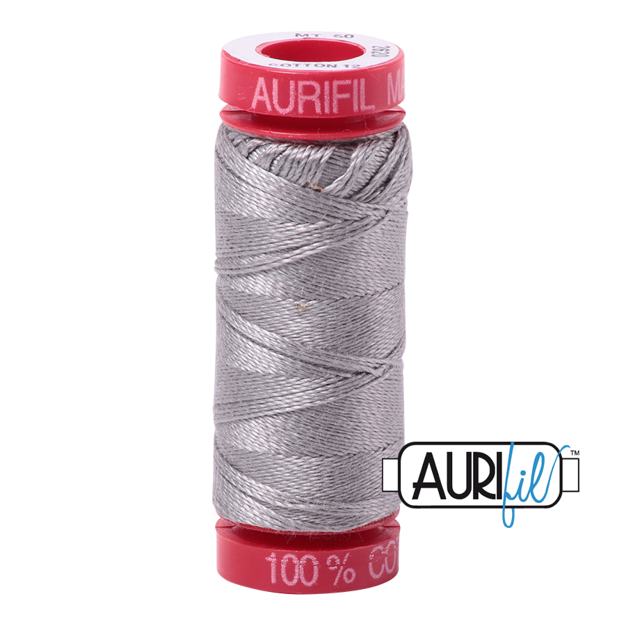 Aurifil Stainless Steel 2620 12wt Cotton 50m Spool