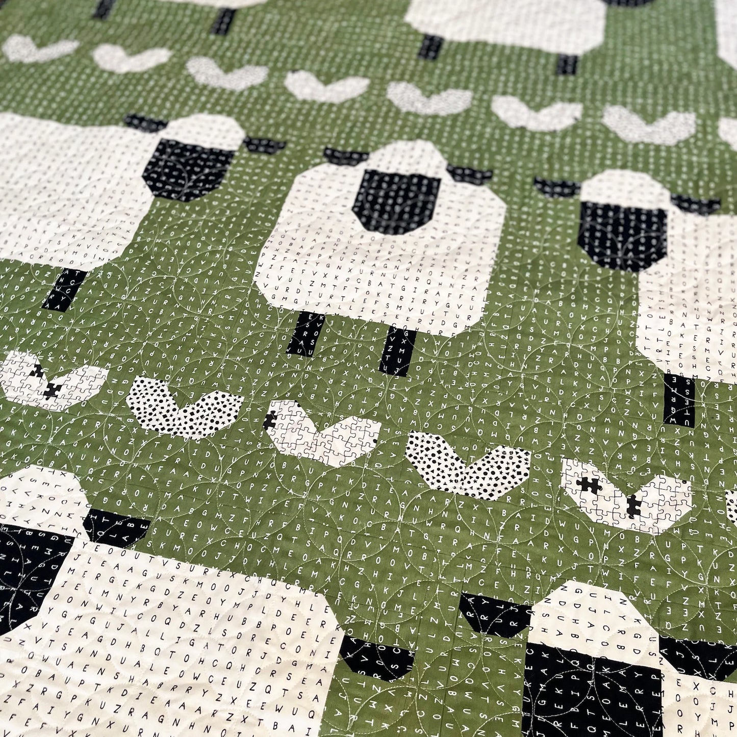 Baa Baa Baby Sheep Quilt Pattern by Stacy Iest Hsu