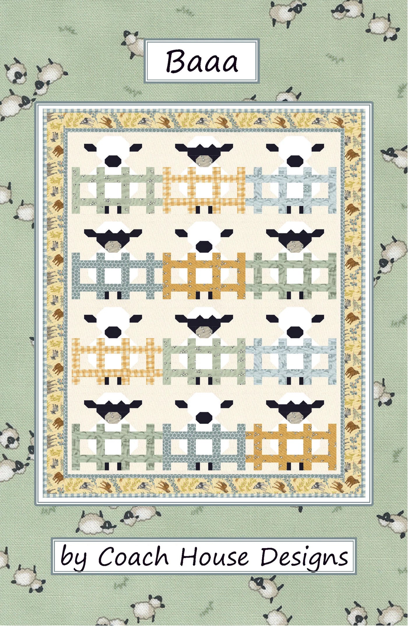 Baaa Quilt Pattern by Coach House Designs