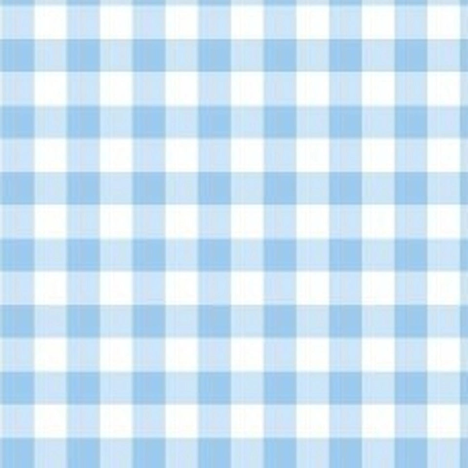 Fabric Flair Baby Blue Gingham 32ct Linen Pre-Cut