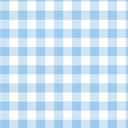 Fabric Flair Baby Blue Gingham 32ct Linen Pre-Cut