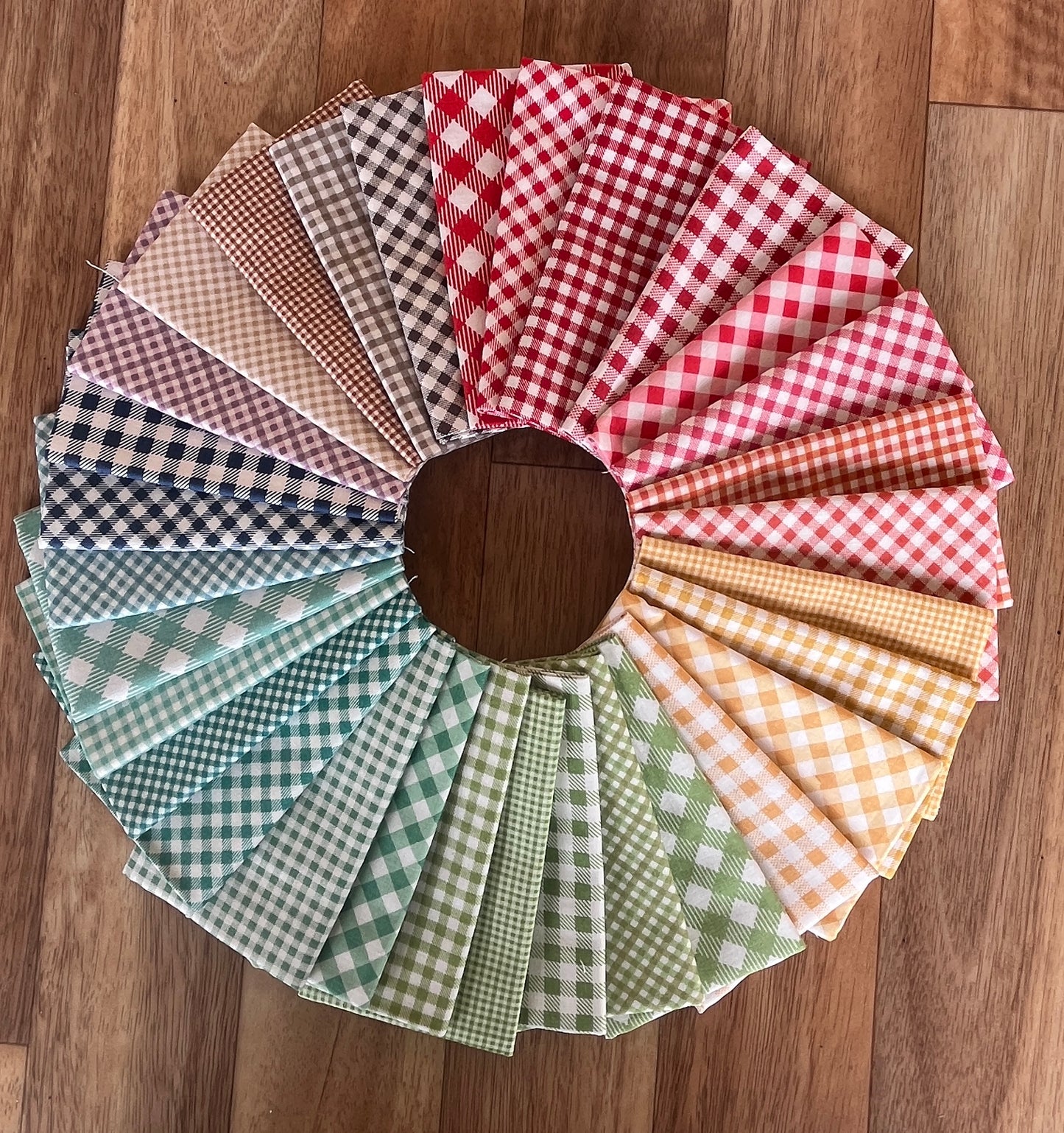 Bee Ginghams - Fat Eighth Bundle by Lori Holt for Riley Blake