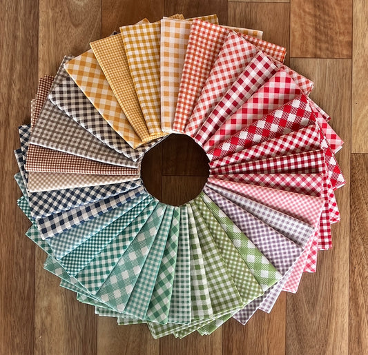 Bee Ginghams - Fat Quarter Bundle by Lori Holt for Riley Blake