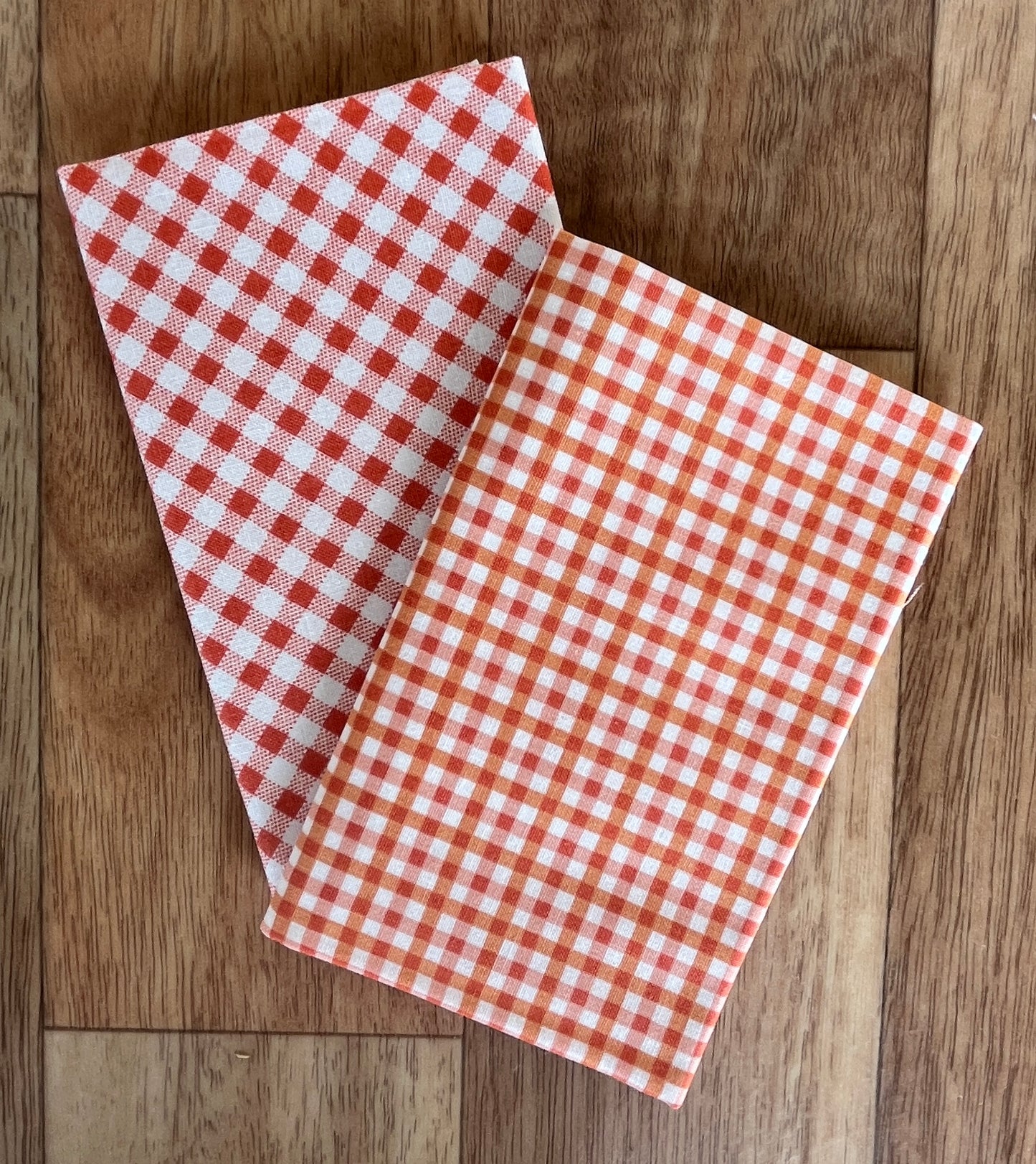 Bee Ginghams Oranges Fat Eighth Bundle Lori Holt for Riley Blake Designs