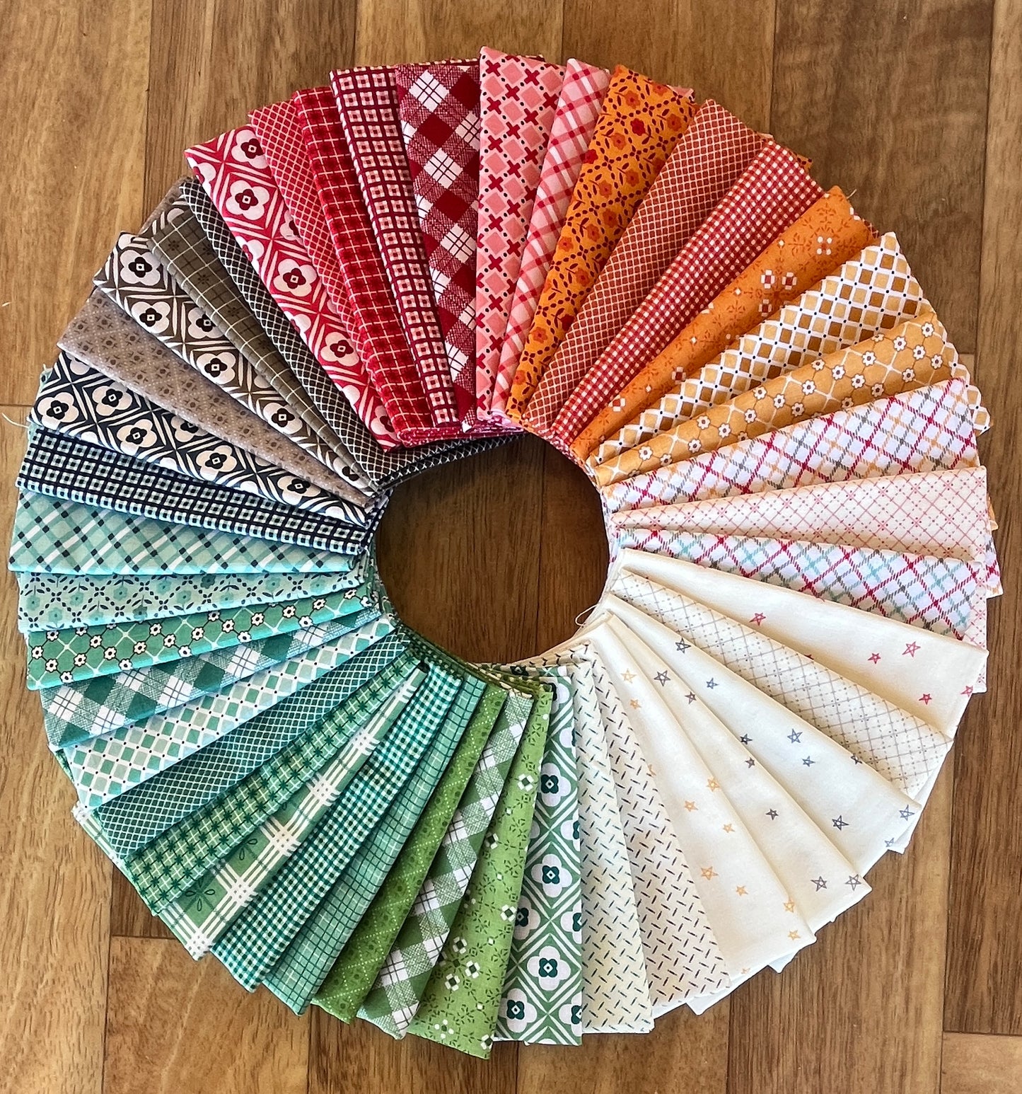 Bee Plaids - Fat Eighth Bundle by Lori Holt for Riley Blake