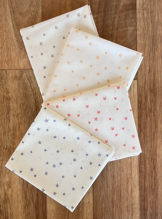 Bee Plaids Farm House Star Fat Quarter Bundle Lori Holt for Riley Blake Designs