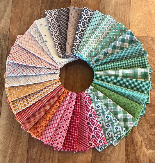 Bee Plaids - Fat Eighth Bundle by Lori Holt for Riley Blake