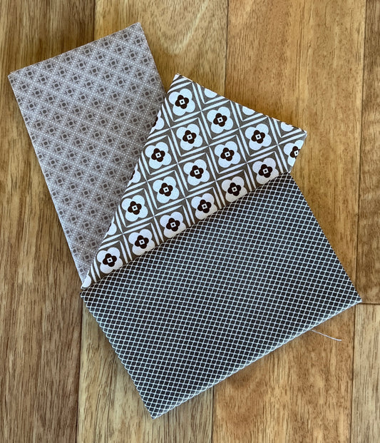 Bee Plaids Pebble Fat Eighth Bundle Lori Holt for Riley Blake Designs