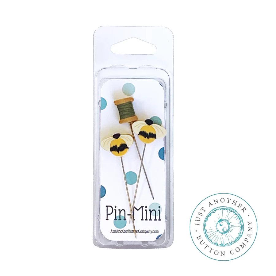 Bee Stitching Mini Pin Pack by Just Another Button Co