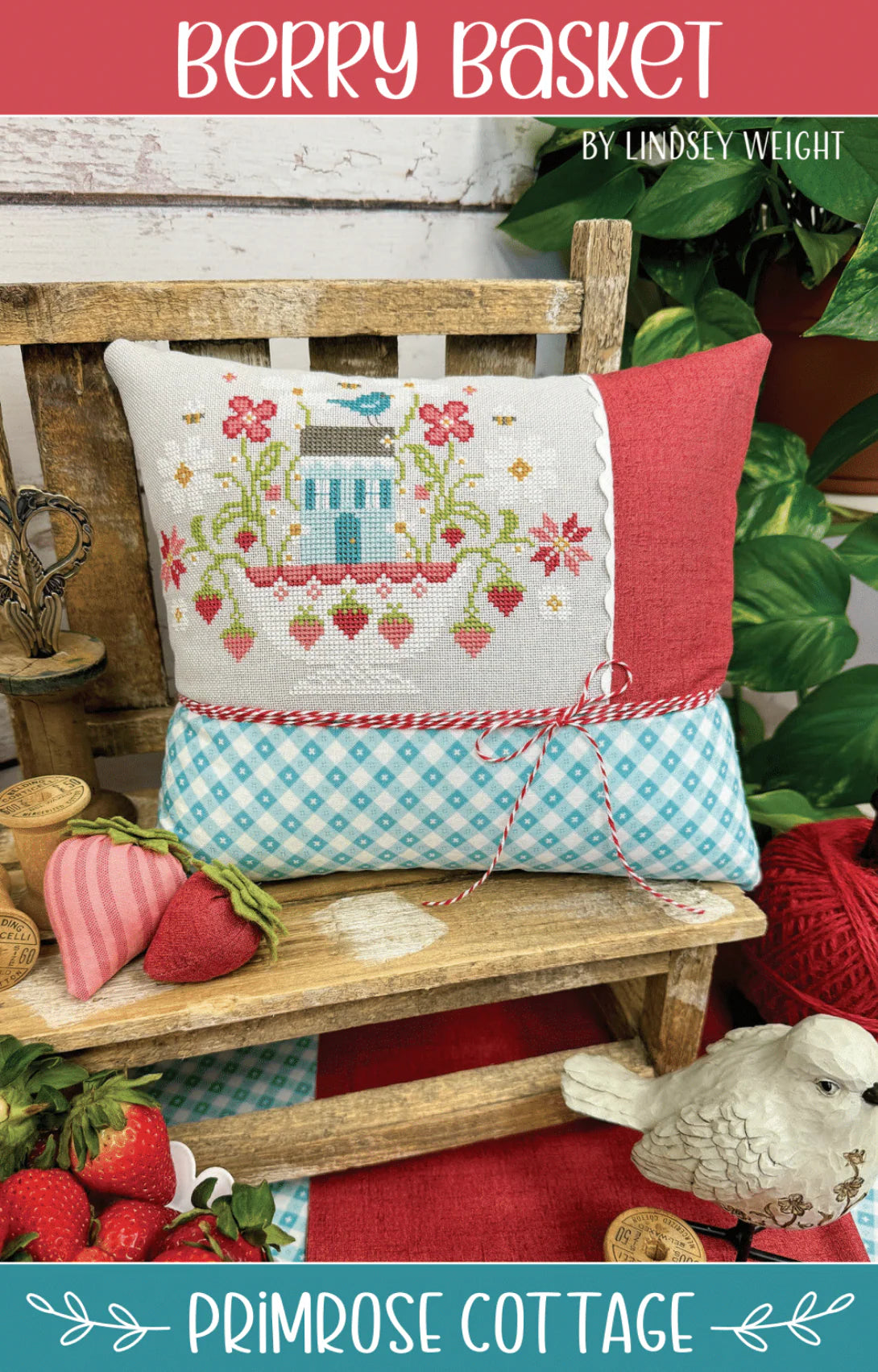 Berry Basket Cross Stitch Pattern Primrose Cottage Stitches